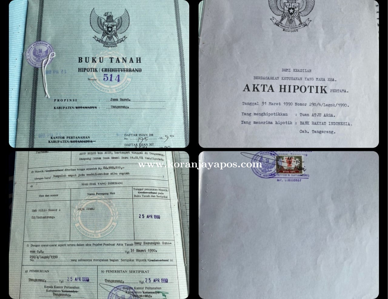 Tanah Bersertifikat Diduga Diserobot BSD, Warga Desak BPN Kabupaten Tangerang Bertindak Tegas