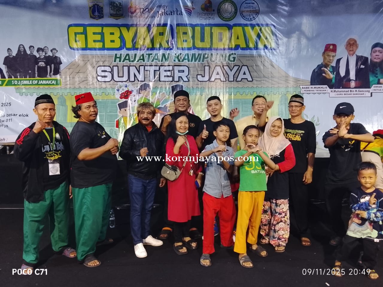 Gambang Kromong Bergetar. Opie Kumis dan Sabar Bokir Meriahkan Hajatan Sunter Jaya. Ajak  Lestarikan Budaya