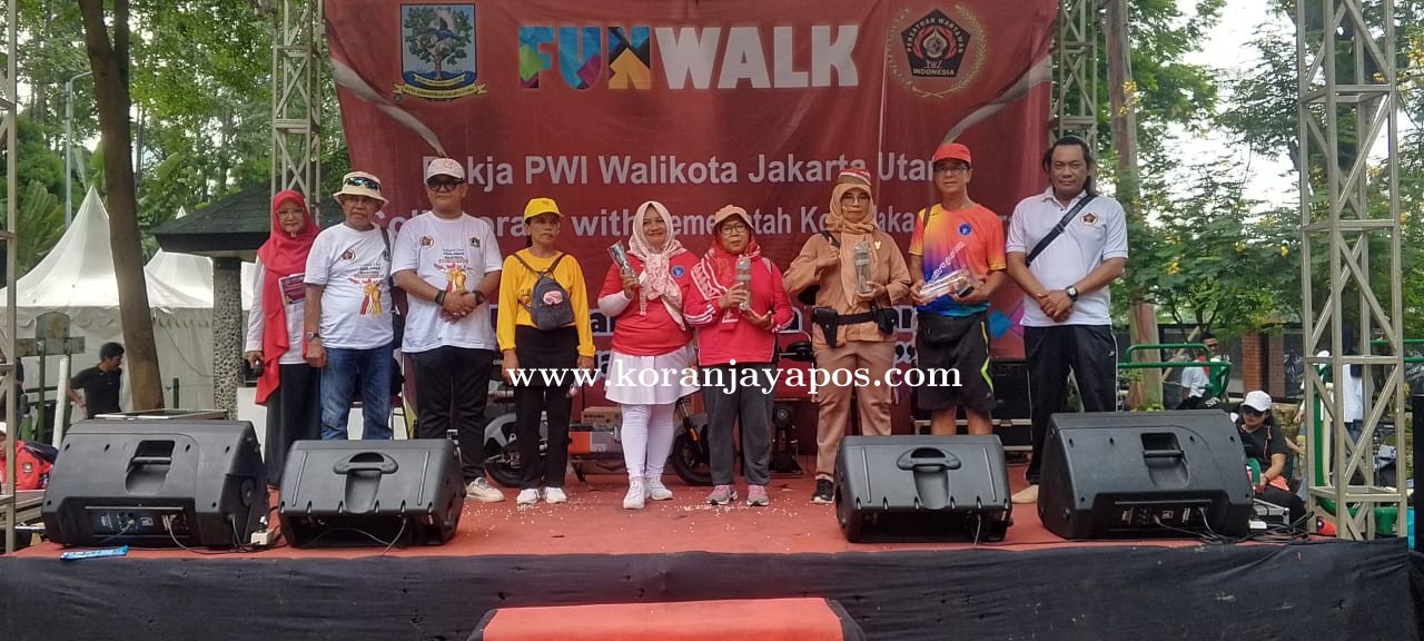 Kolaborasi Pemkot dan Pokja PWI Jakarta Utara Hidupkan Semangat Pahlawan Lewat Fun Walk 2025