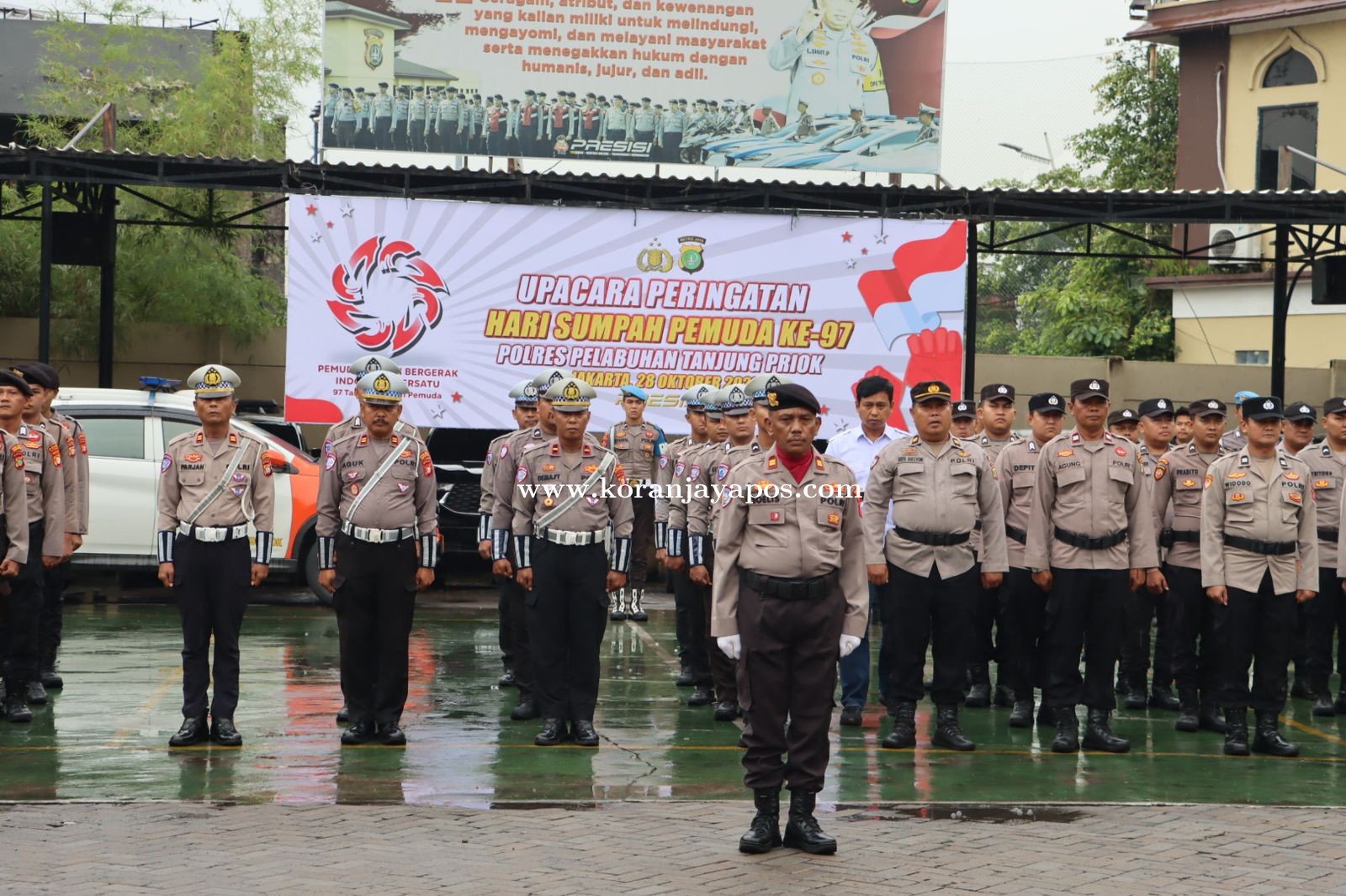 Polres Pelabuhan Tanjung Priok Gelar Upacara Hari Sumpah Pemuda 2025: Wujudkan Semangat Persatuan